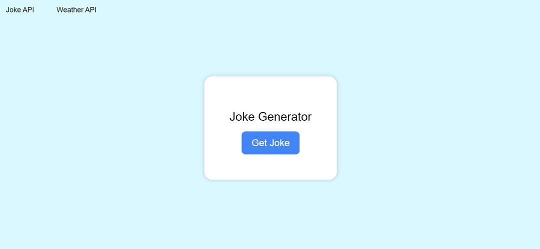 Joke/Weather Generator